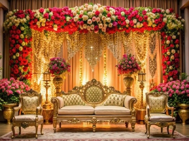 wedding stage decor